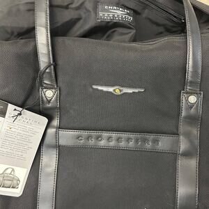 Chrysler Crossfire Duffle Bag Touring Gear Satchel Black Travel Luggage Tote